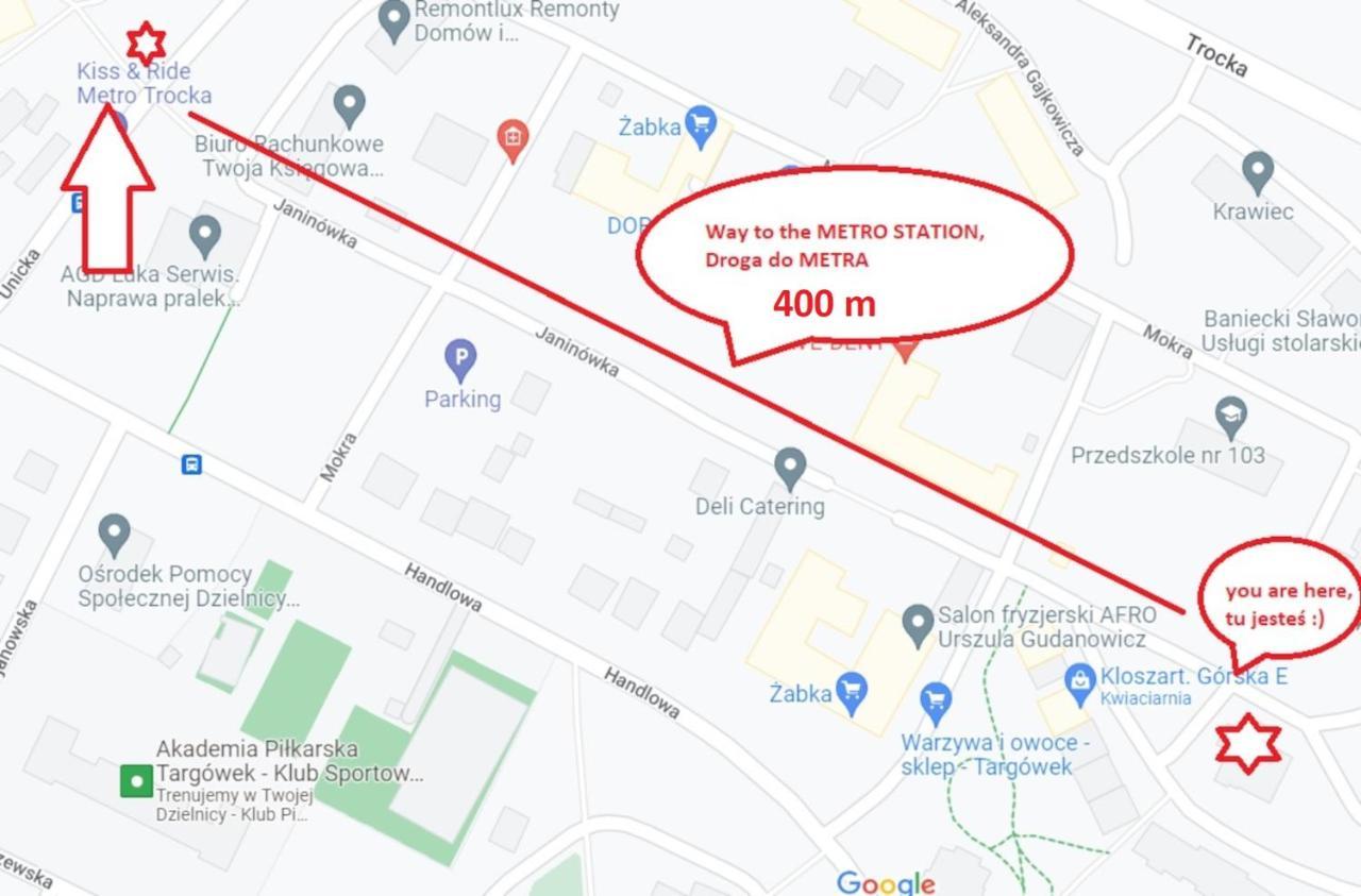 ורשה Metro Trocka Apartment מראה חיצוני תמונה